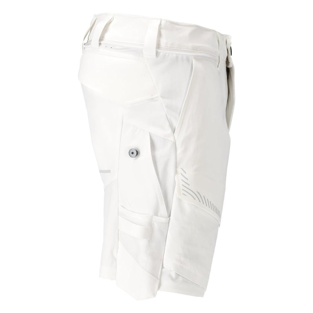 Pantalón corto, elástico, pantalón corto ligero, blanco.