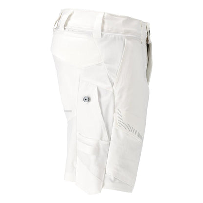 Pantalón corto, elástico, pantalón corto ligero, blanco.
