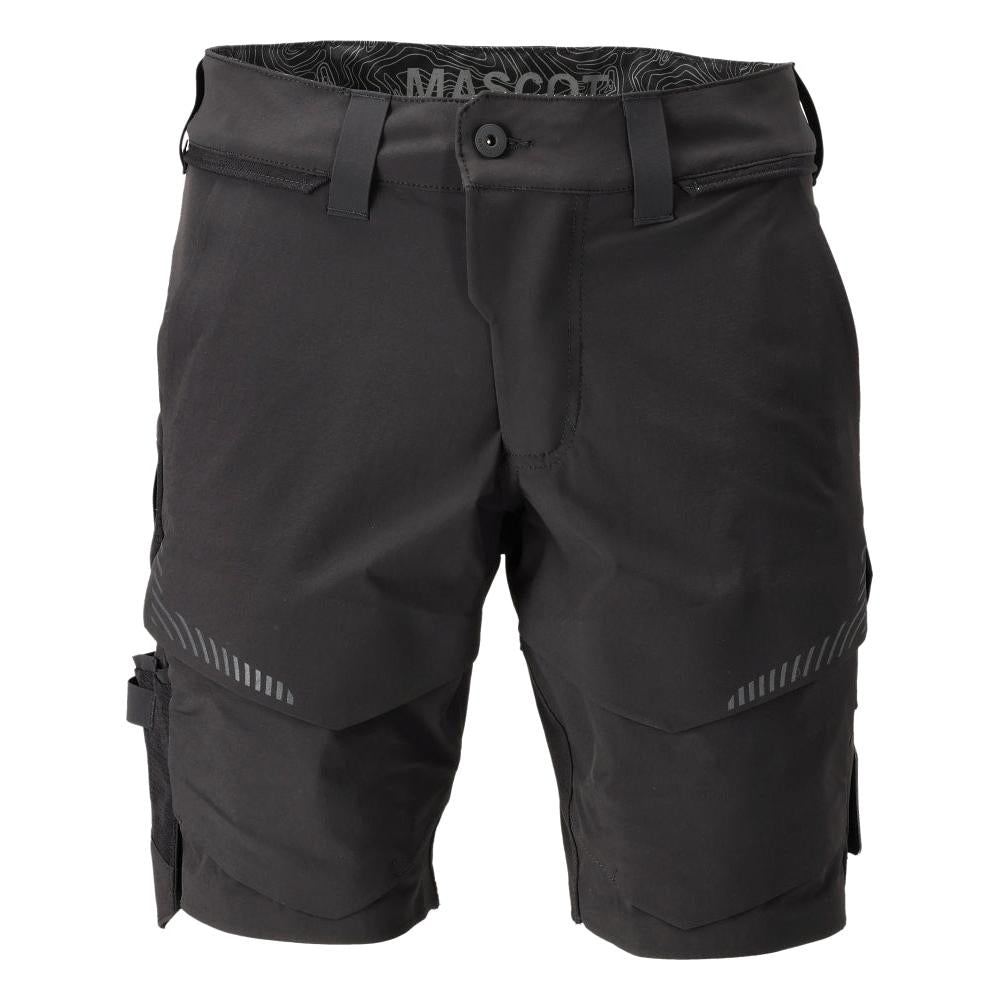 Pantalones cortos, pantalones cortos elásticos y ligeros, negro