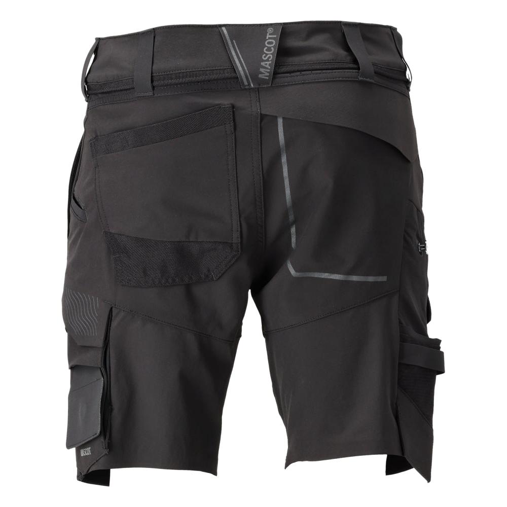 Pantalones cortos, pantalones cortos elásticos y ligeros, negro