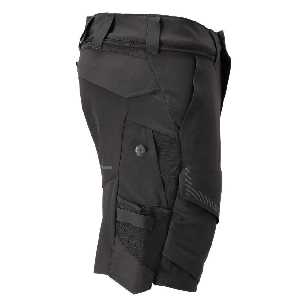 Pantalones cortos, pantalones cortos elásticos y ligeros, negro