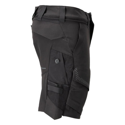 Pantalones cortos, pantalones cortos elásticos y ligeros, negro
