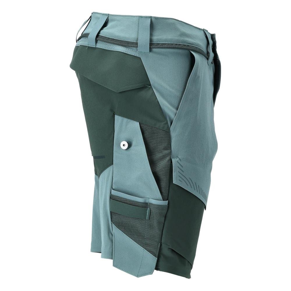 Shorts, stretch, light weight shorts, light forest green/forest green