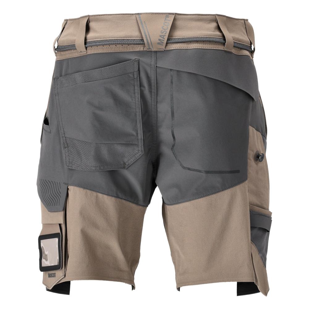 Pantalón corto, pantalón corto elástico y ligero, beige arena oscuro/gris antracita