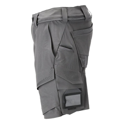 Pantalones cortos, pantalones cortos elásticos y ligeros, gris antracita