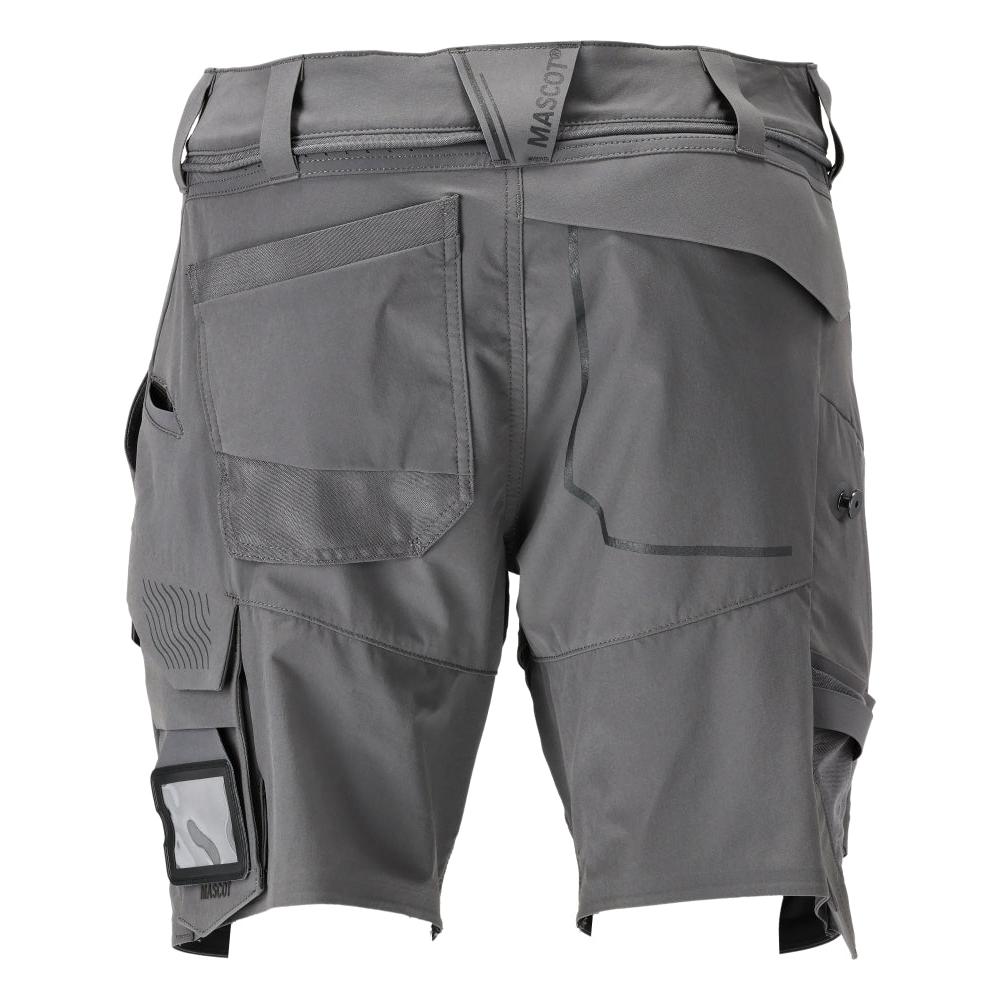 Pantalones cortos, pantalones cortos elásticos y ligeros, gris antracita