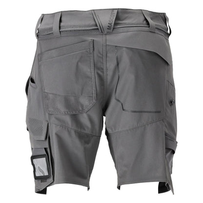 Pantalones cortos, pantalones cortos elásticos y ligeros, gris antracita