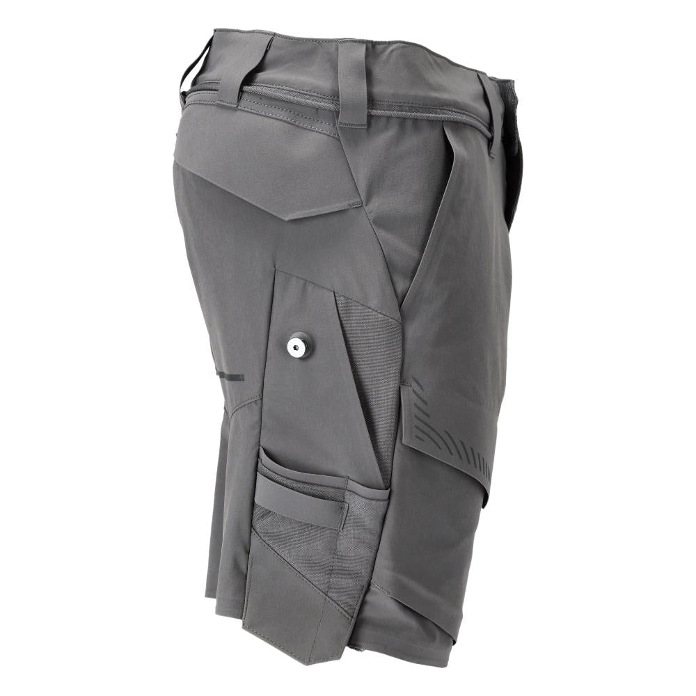 Pantalones cortos, pantalones cortos elásticos y ligeros, gris antracita
