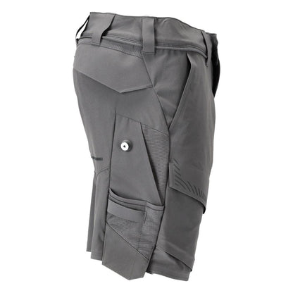 Pantalones cortos, pantalones cortos elásticos y ligeros, gris antracita