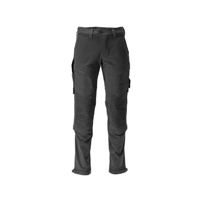 Pantalones con bolsillos en las rodillas, resistentes, elásticos, negros
