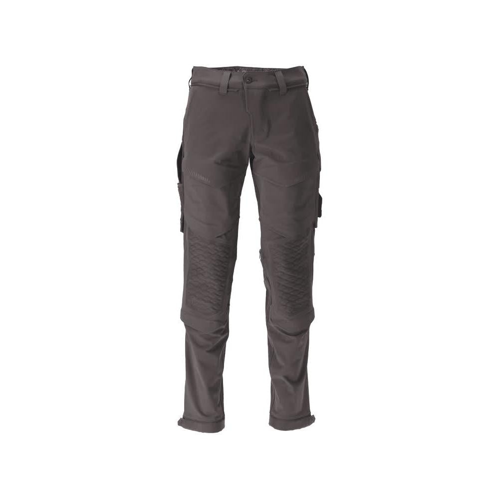 Trousers, knee pockets, durable, stretch trousers, anthracite grey