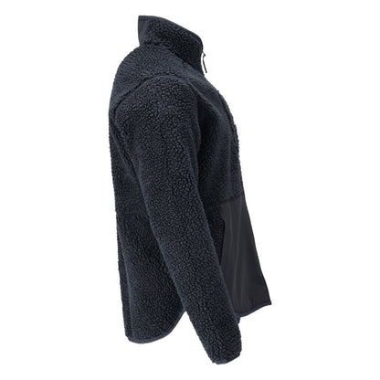 Chaqueta de pelo de fibra con cremallera Chaqueta de pelo de fibra