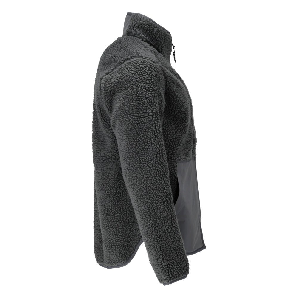 Chaqueta de pelo de fibra con cremallera Chaqueta de pelo de fibra