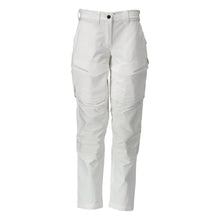 Pantalón con bolsillos en las rodillas, pantalón de mujer, blanco