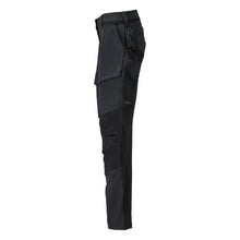 Pantalón con bolsillos en las rodillas, pantalón de mujer, negro