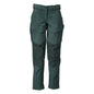 Pantalones con bolsillos en las rodillas, pantalones de mujer, verde bosque