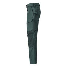 Pantalones con bolsillos en las rodillas, pantalones de mujer, verde bosque