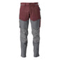 Pantalón con bolsillos en las rodillas, pantalón ULTIMATE STRETCH, burdeos/gris antracita
