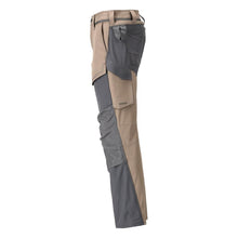 Pantalón con bolsillos en las rodillas, pantalón ULTIMATE STRETCH, beige arena oscuro/gris antracita