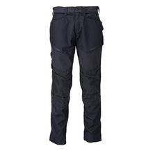 Pantalón con bolsillos en las rodillas, negro-azul