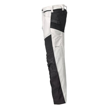 Pantalón con bolsillos en las rodillas, blanco/gris antracita