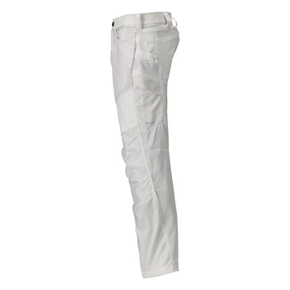Pantalón con bolsillos en las rodillas, blanco