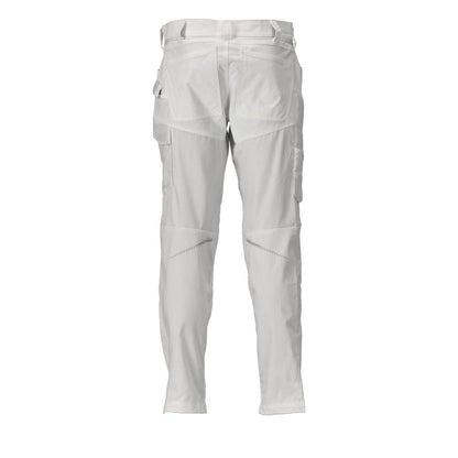 Pantalón con bolsillos en las rodillas, blanco