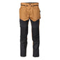 Trousers with knee pockets trousers, nut brown/black