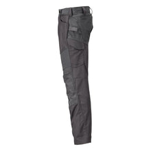 Trousers with knee pockets trousers, anthracite grey