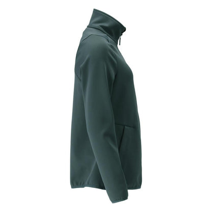 Fleece pullover with zip, women's microfleece jacket