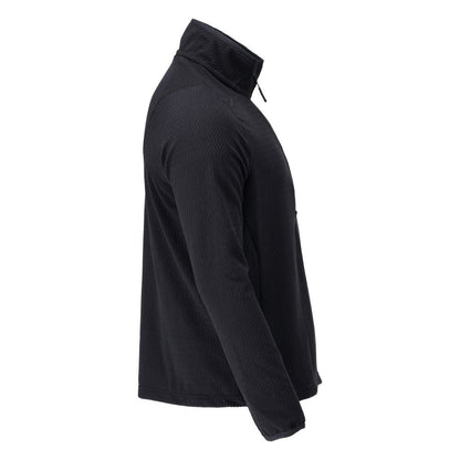 Microfleece sweater with short zipper microfleece jacket