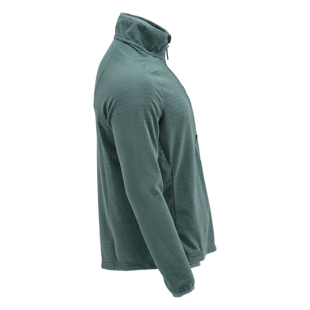 Microfleece sweater with short zipper microfleece jacket