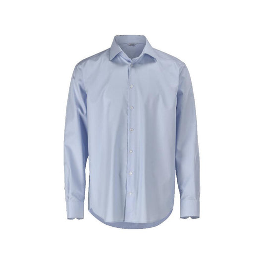 Shirt, classic fit, light blue/white