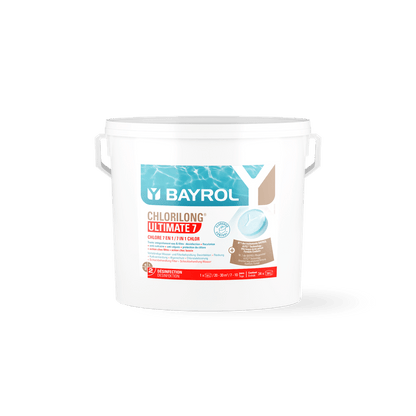 BAYROL Chlorilong® ULTIMATE7 two-phase chlorine tablets with 7 functions