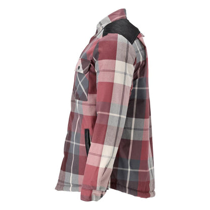 Shirt, checked, fiber fur lining, thermal shirt