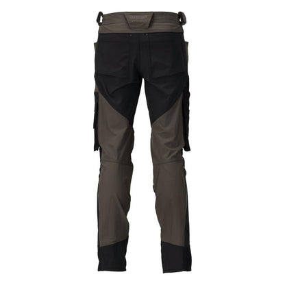 Pantalón con bolsillos en las rodillas, elástico, pantalón claro, antracita oscuro/negro