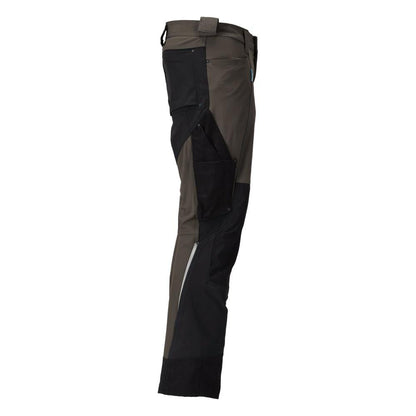 Pantalón con bolsillos en las rodillas, elástico, pantalón claro, antracita oscuro/negro