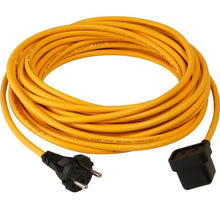 Numatic NuCable forsyningskabel med plugg, 3 x 1 mm² - 15 m lang GUL | Pakke (1 stk)