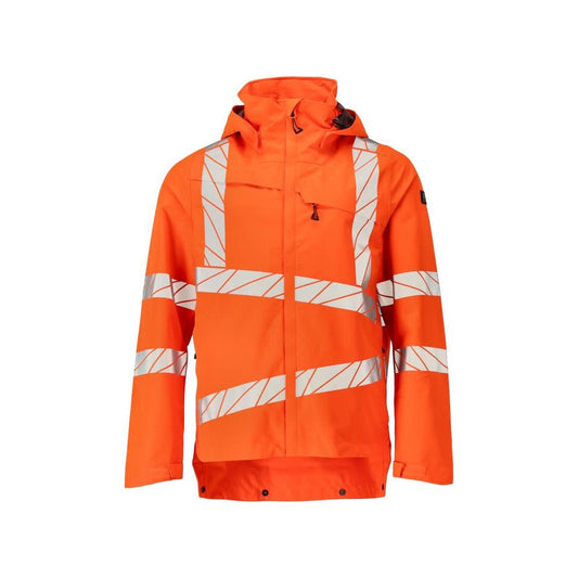 Chaqueta rígida con forro ligero, naranja de alta visibilidad