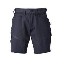 Shorts, light weight shorts, black-blue