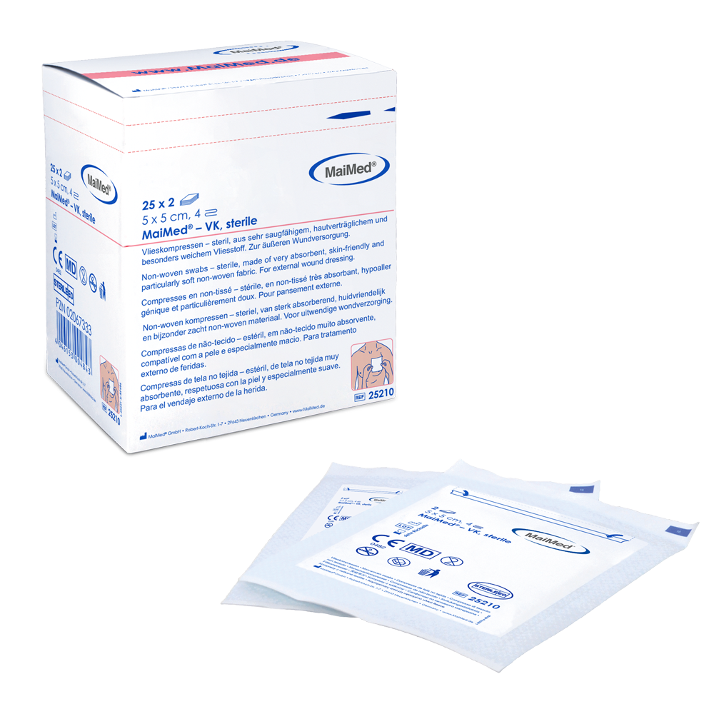 Compresas de vellón MaiMed-VK estériles