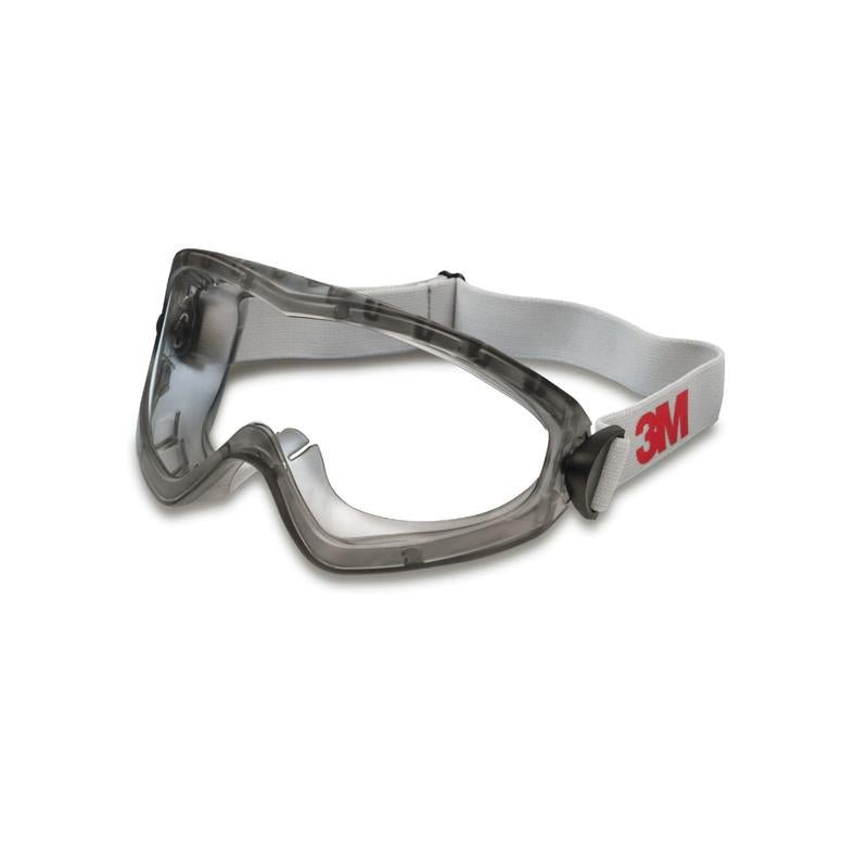Gafas de seguridad de visión completa 3M™ Serie 2890, ventilación indirecta, revestimiento antirrayas y antivaho, lentes de policarbonato transparente, 2890 | Paquete (1 pieza)