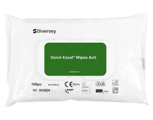 Diversey Oxivir® Excel -tørk desinfeksjonshåndklær med et bredt spekter av effekter | Pakke (100 håndklær)