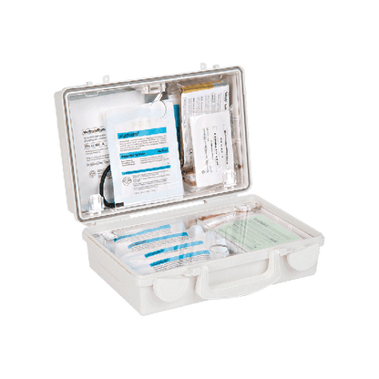 QUICK-CD First Aid Kit, White, with Standard Contents per DIN 13157