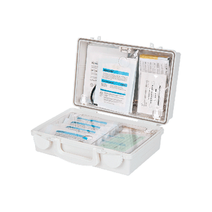 QUICK-CD First Aid Kit, White, with Standard Contents per DIN 13157