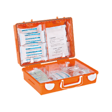 SN-CD First Aid Kit, Orange, with Standard Contents per DIN 13157