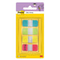 Los Post-it® Index Strong Ablagetabs, Mini (15,8 mm x 38,1 mm) en amarillo, rojo, azul y verde de 3M Deutschland GmbH vienen como 40 tiras adhesivas/dispensador (1 pieza), ideal para organizar documentos - un paquete con dispensador de plástico.
