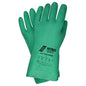 NITRAS GREEN BARRIER, chemical protection gloves, green