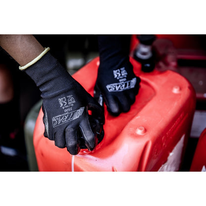 Guantes de nailon NITRAS, negros