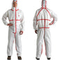 Traje de protección 3M™ 4565, blanco + rojo, tipo 4/5/6, M | Paquete (1 pieza)